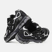 Кросівки Asics Gel-NYC Graphite Black Silver / Асікс Гел-НІС Графіт Чорні із Сріблястим, фото 6