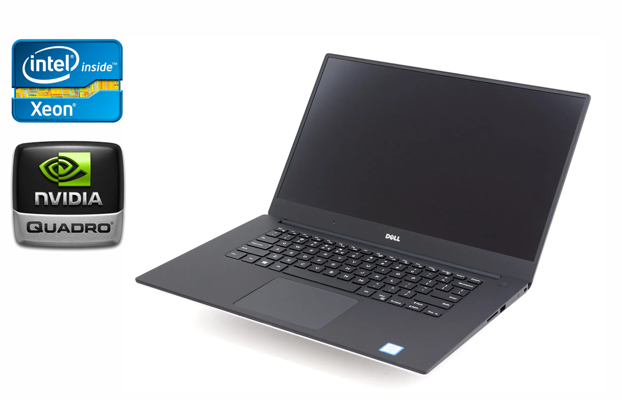 Ноутбук Б-клас Dell Precision 5520/ 15.6" 1920x1080/ Xeon E3-1505M v6/ 32GB RAM/ 512GB SSD/ Quadro M1200 4GB