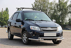 Передній захист ST009-2 для Lada Granta 2011- рр