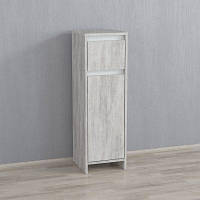 Пенал з шухлядкою та дверцятами Forte Wilmer 2 950x300x300 Бетон