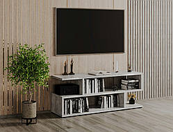 ТВ тумба Id27-178 Ш 1400 / В 526 / Г 398 Бетон