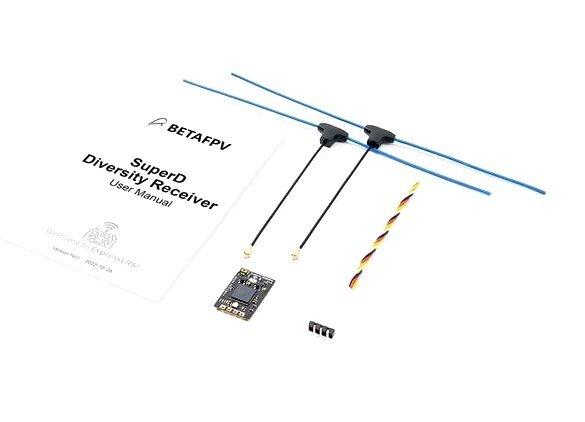 Модуль з рознесенням BETAFPV SuperD ELRS 868MHz з 2хТ-антенами
