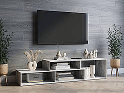 ТВ тумба Id27-177 Ш 1696 / В 386 / Г 398 Бетон