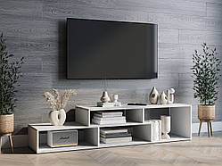 ТВ тумба Id27-177 Ш 1696 / В 386 / Г 398 Бетон-Білий