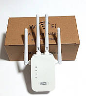 Wi-Fi підсилювач сигналу (репітер) 2,4 ГГц M2200 Deluxe Edition, 4 потужні антени, працює через стіни, нова версія