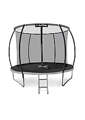Батут Outtec Premium 10ft (312 см) чорно-сірий із внутрішньою сіткою -UKMarket-
