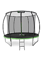 Батут Outtec Premium 10ft (312см) черно-зеленый с внутренней сеткой -UKMarket-