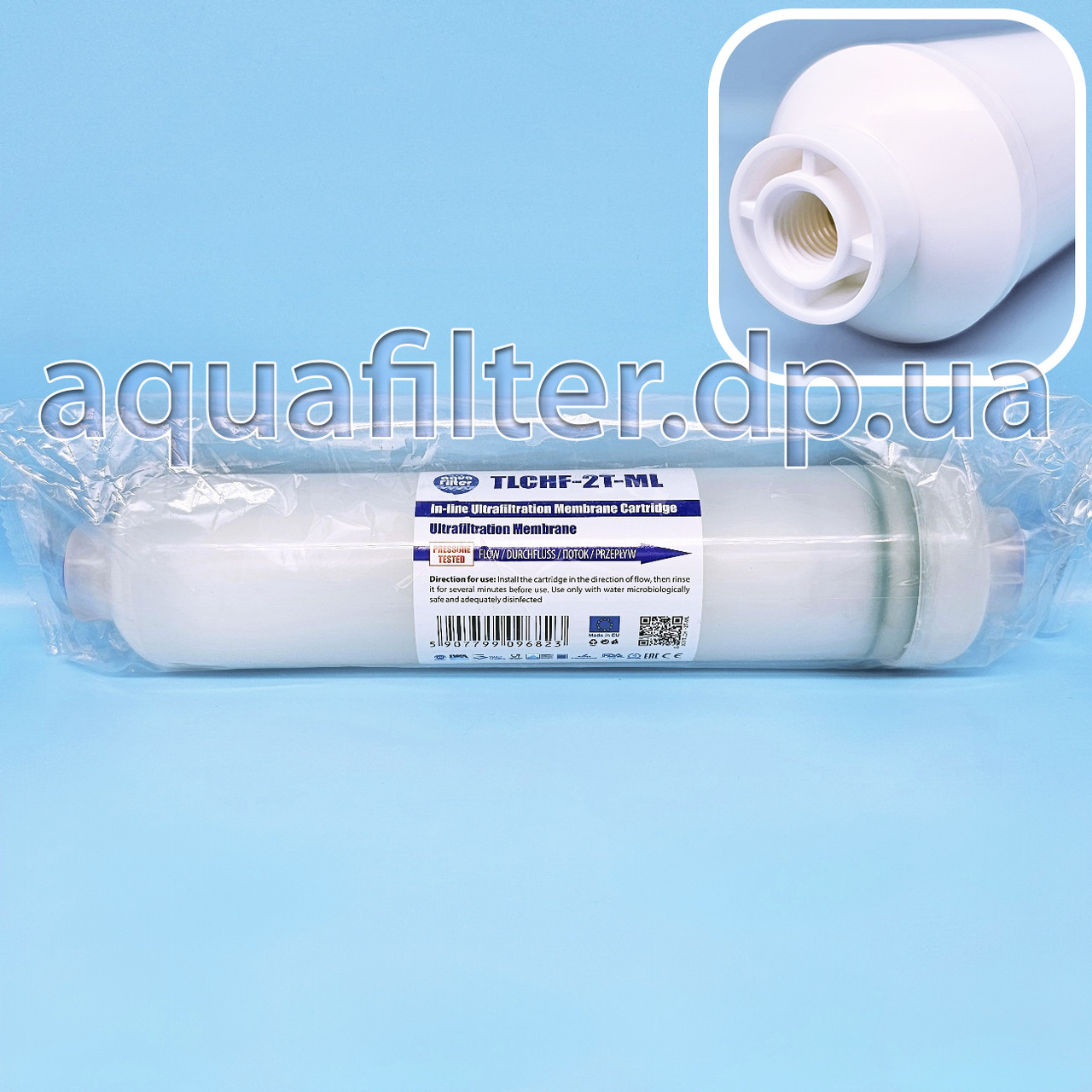 Капілярна мембрана Aquafilter TLCHF-2T-ML (ультрафільтрація, різьбове з'єднання)