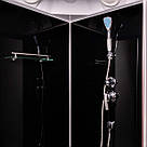 Душовий бокс Delfi V95 90х90х220 високий піддон,  тоноване скло 4 мм, без форсунок, фото 3