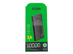 Power Bank 10000mAh P115 чорний ТМ Gerlax