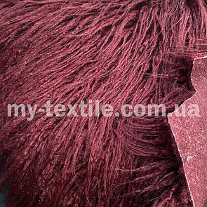 Хутро Лами штучне 150 см 600 г/м2 Бордо