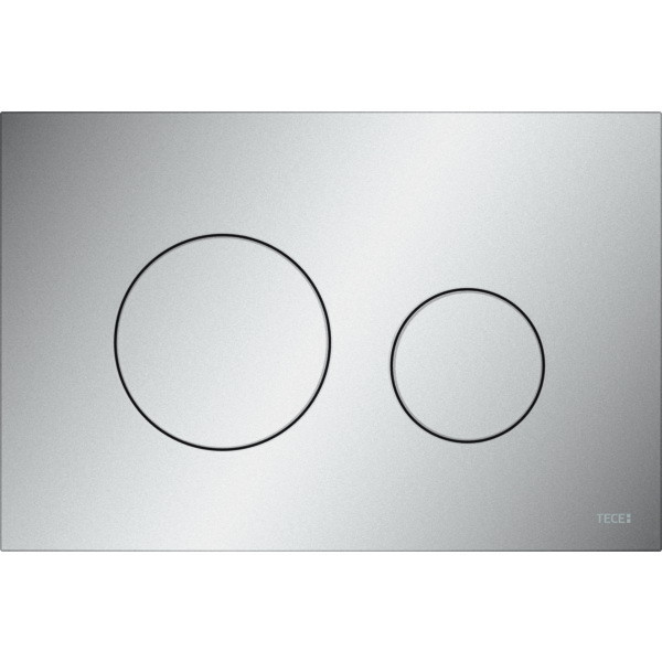 Кнопка зливу для інсталяції TECE подвійна матована хром 174149 9240922, фото 1