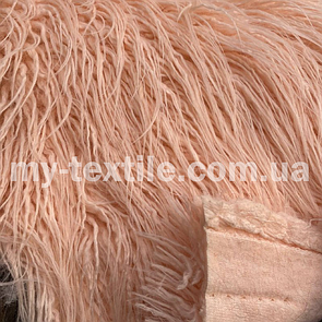 Хутро Лами штучне 150 см 600 г/м2 Персик