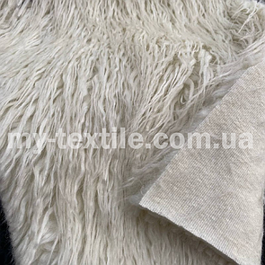Хутро Лами штучне 150 см 600 г/м2 Молочне