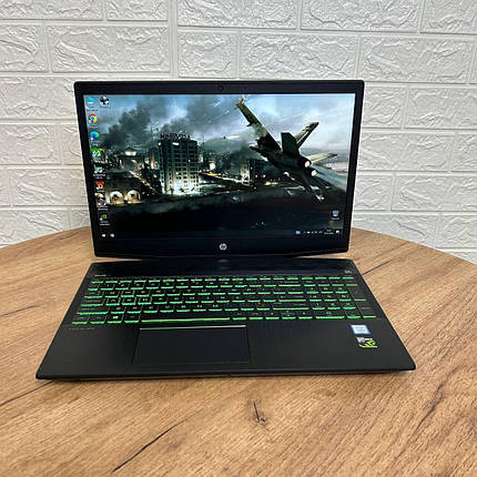Б/в Ігровий ноутбук Б-клас HP Pavilion Gaming 15-cx0056wm 15.6" 1920x1080| i5-8300H| 16GB RAM| 512GB SSD| GTX 1050 Ti 4GB, фото 1