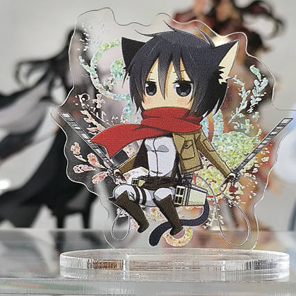 Акрилова статуетка Атака титанів Мікаса Аккерман (7 см) / Attack On Titan