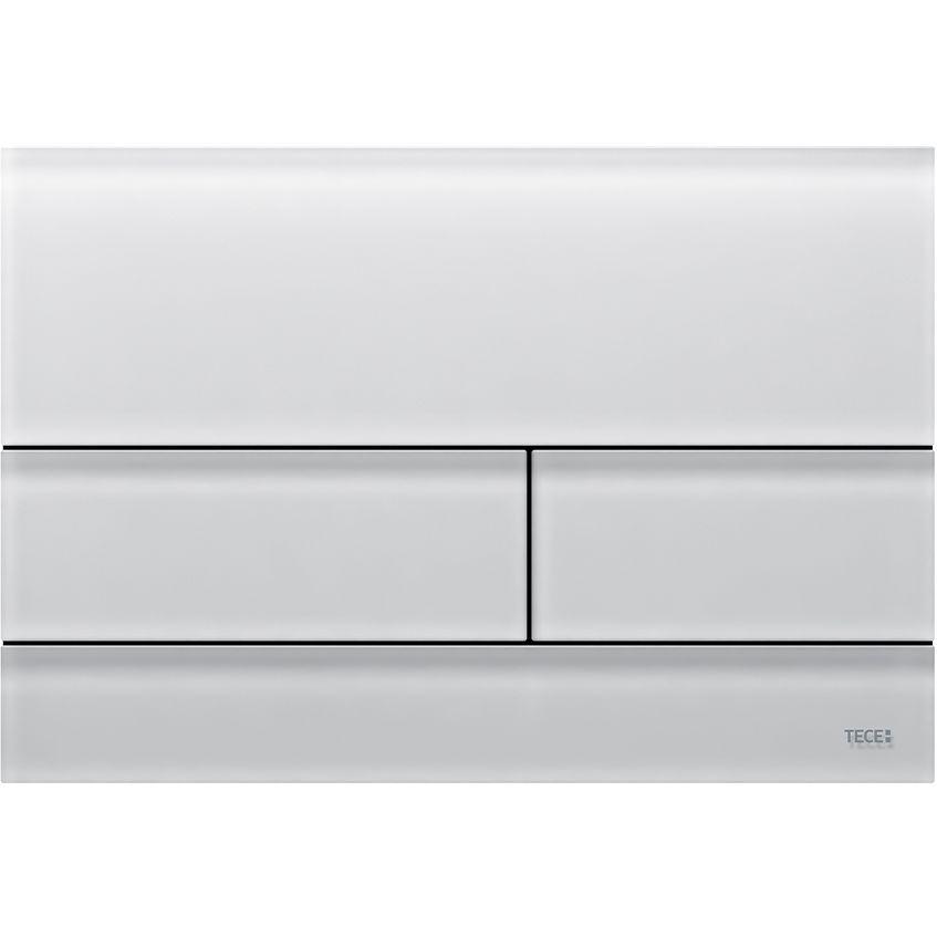 Кнопка зливу для інсталяції TECE подвійна матована біла 194234 9240824, фото 1