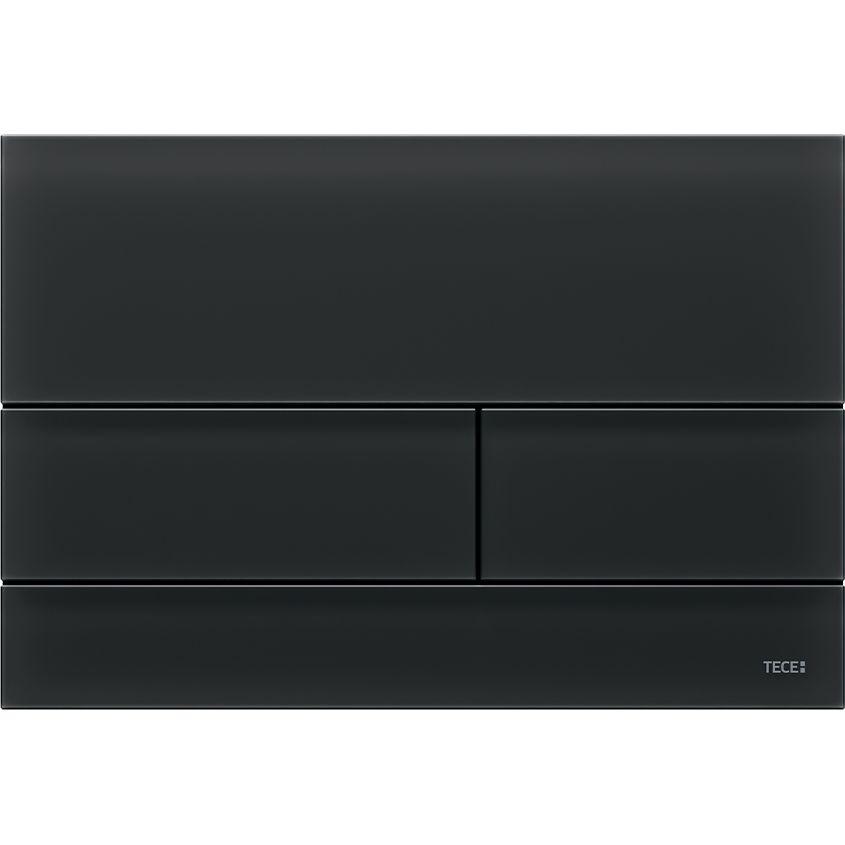 Кнопка зливу для інсталяції TECE подвійна матована чорна 194236 9240825, фото 1