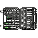 Професійний набір інструментів в кейсі Winso Pro 1/2", 1/4" 72 T, CR-V, 94од., фото 3