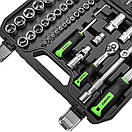 Професійний набір інструментів в кейсі Winso Pro 1/2", 1/4" 72 T, CR-V, 94од., фото 7