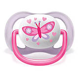Ортодонтична пустушка для дівчинки Philips Avent Ultra Air 0-6 міс. 2 шт., фото 4