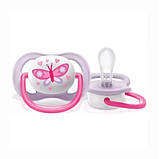 Ортодонтична пустушка для дівчинки Philips Avent Ultra Air 0-6 міс. 2 шт., фото 8