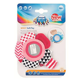 Плюшева іграшка на руку для дівчинки з дзеркалом 0+