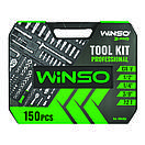 Професійний набір інструментів в кейсі Winso Pro 1/2", 1/4", 3/8" 72T, CR-V, 150од., фото 5