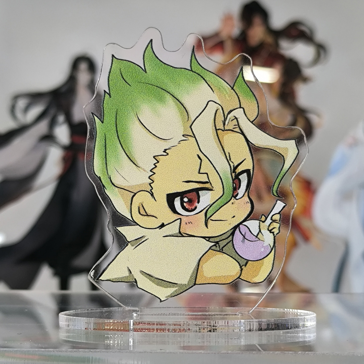 Фігурка аніме Доктор Стоун з акрилу (7 см) / Dr. Stone, фото 1