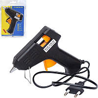 Пістолет для сухого клею "Glue Gun" JQ2032-20W, D-0,7 см, чорний