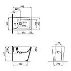 Біде підлогове Q-TAP Crow біле 76572 QT05443370W, фото 2