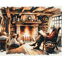 Картина за номерами "Новорічна казка" BS53837, 40х50 см