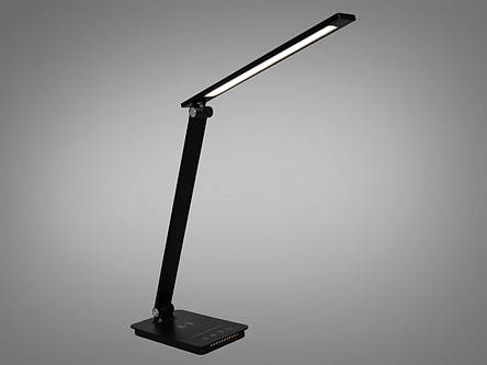 Сенсорна лед настільна нічна лампа з usb зарядкою димером таймером, фото 1