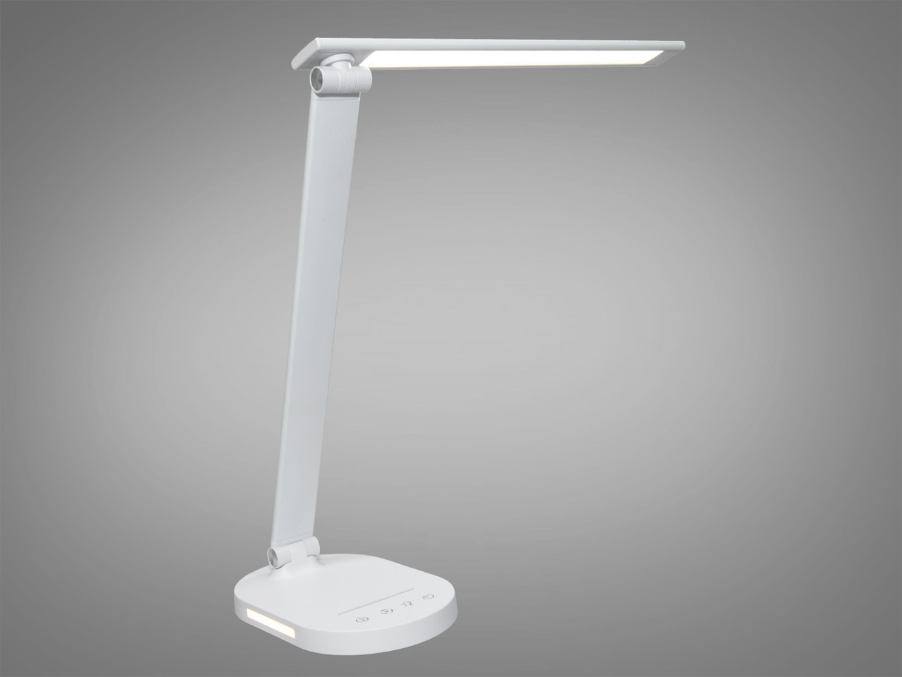 Біла світлодіодна настільна лампа з димером таймером 6Вт
