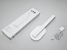 Біла світлодіодна настільна лампа з димером таймером 6Вт, фото 5