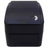 Принтер для друку етикеток Xprinter XP-420B — термопринтер штрих-кодів, наліпок і ярликів для магазинів, складів та логістики,, фото 6