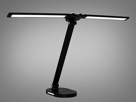 Компактна розкладна лед настільна нічна лампа з usb зарядкою 14Вт, фото 1