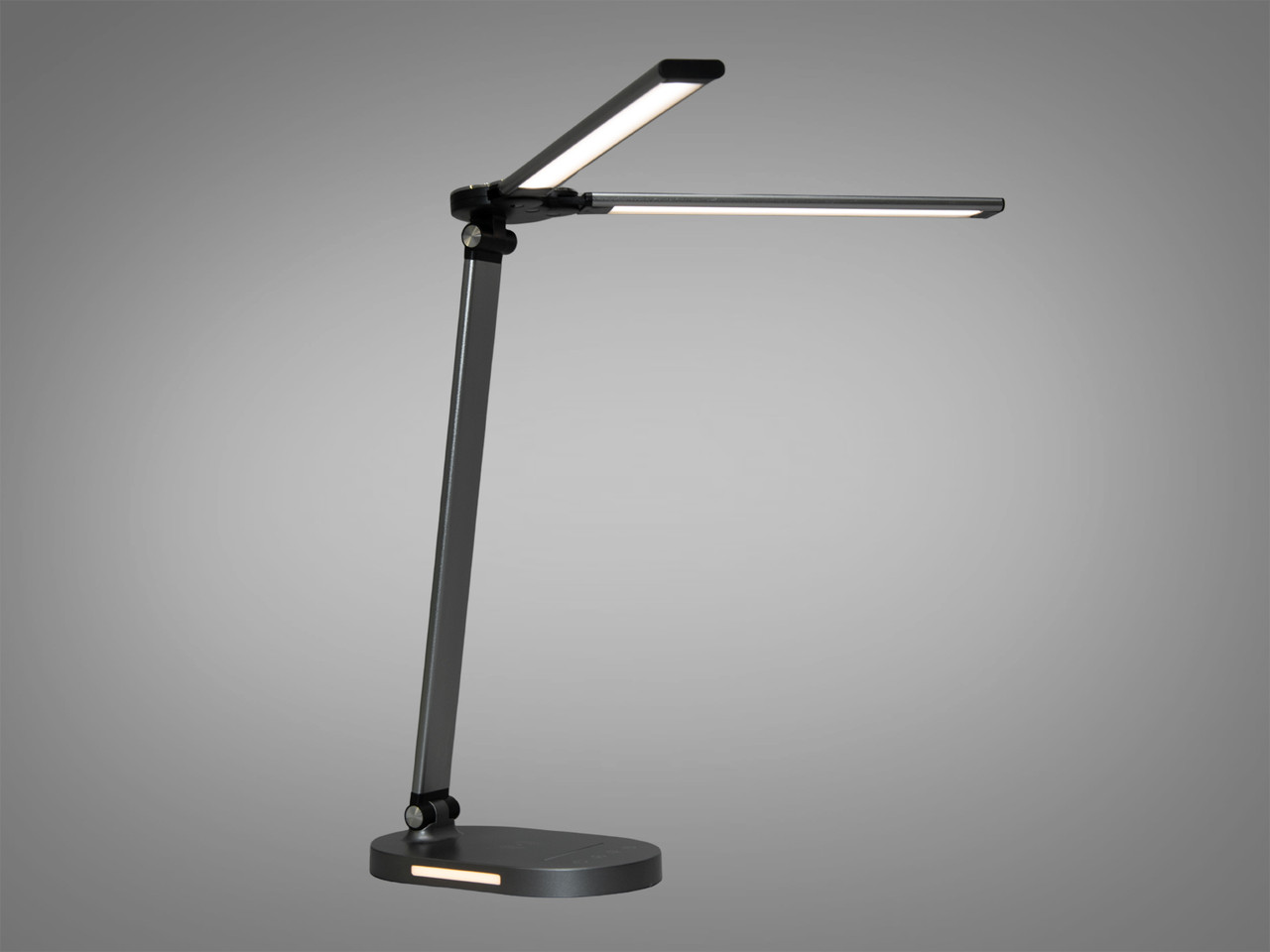 Розкладна світлодіодна настільна лампа з безпровідною зарядкою 14Вт