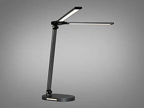 Розкладна світлодіодна настільна лампа з безпровідною зарядкою 14Вт, фото 1