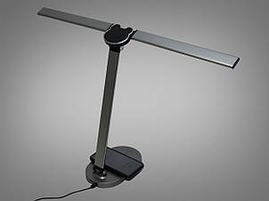 Розкладна світлодіодна настільна лампа з безпровідною зарядкою 14Вт, фото 2