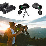 Монокуляр UN-3012 40X60 надпотужний легкий компактний з подвійним фокусуванням PY-20, фото 7