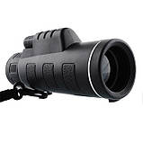 Монокуляр UN-3012 40X60 надпотужний легкий компактний з подвійним фокусуванням PY-20, фото 4