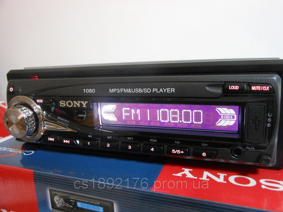 Автомагнітола 1080 Usb+Sd+Fm+Aux+ пульт