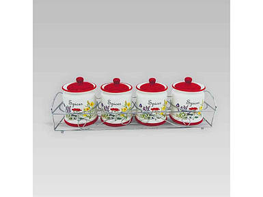 Набір для спецій MR-20008-04CS 5пр. Flora ТМ MAESTRO FG