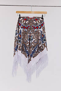 Хустинка "Букет лілій" (біла)