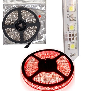 Світлодіодна стрічка в силіконі (вологозахищена) холодна 12 вольтів 60 SMD 5 м