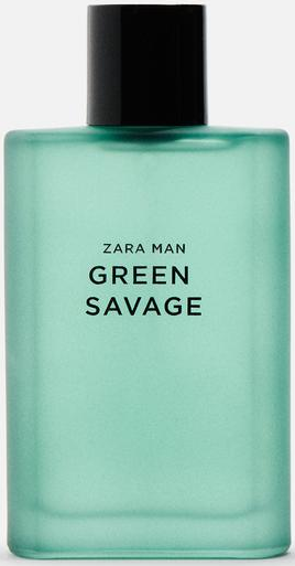 Zara Man Green Savage 90ml  туалетна вода чоловіча  з набору(без упаковки) (оригінал оригінал Іспанія), фото 1