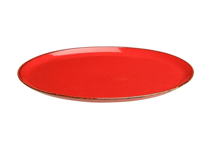 Тарілка для піци 20 см Porland Red порцелянова 162920/R
