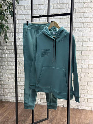 Стильний жіночий костюм на флісі, тканина "Трикотаж" 50, 52, 54, 56 розмір 50, фото 2