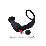Вібратор простати з ерекційним кільцем, Анальний масажер із вібрацією, стимулятор простати, Інтимні іграшки, фото 9
